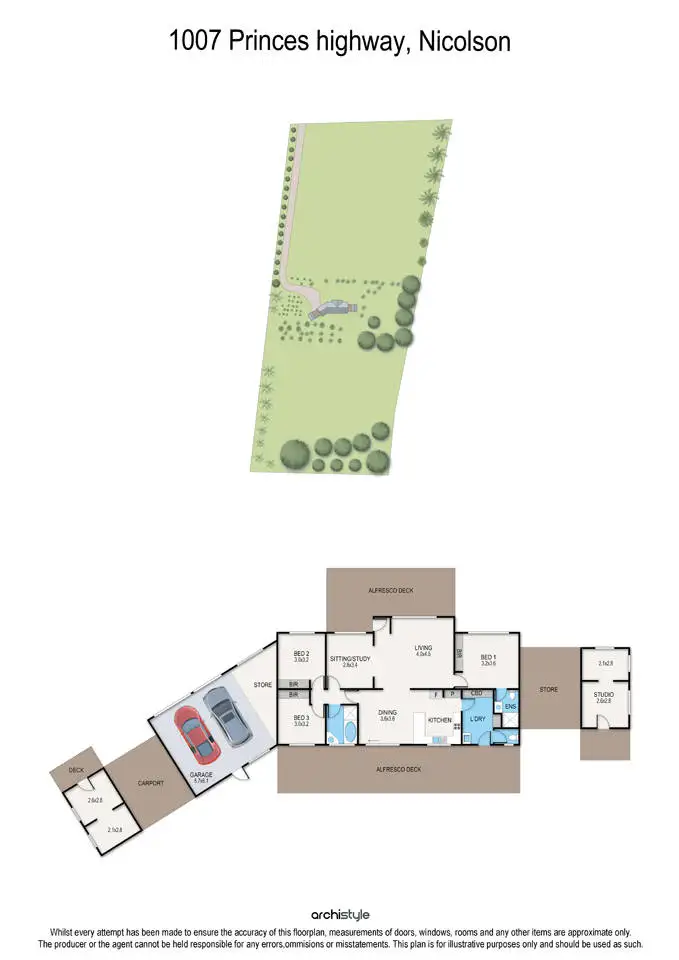 Floorplan of Homely house listing, 1007 Princes Highway, Nicholson VIC 3882
