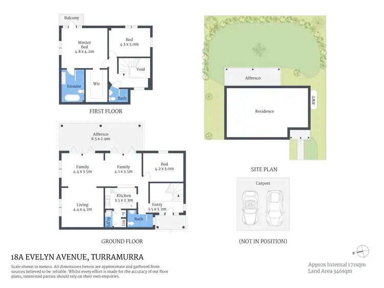 Floorplan of Homely house listing, 18a Evelyn Avenue, Turramurra NSW 2074