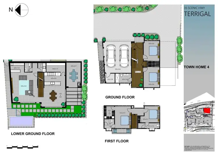 Floorplan of Homely townhouse listing, 35 Scenic Highway, Terrigal NSW 2260