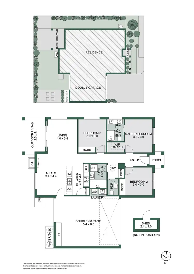 Floorplan of Homely townhouse listing, 24/1553 Point Nepean Road, Capel Sound VIC 3940