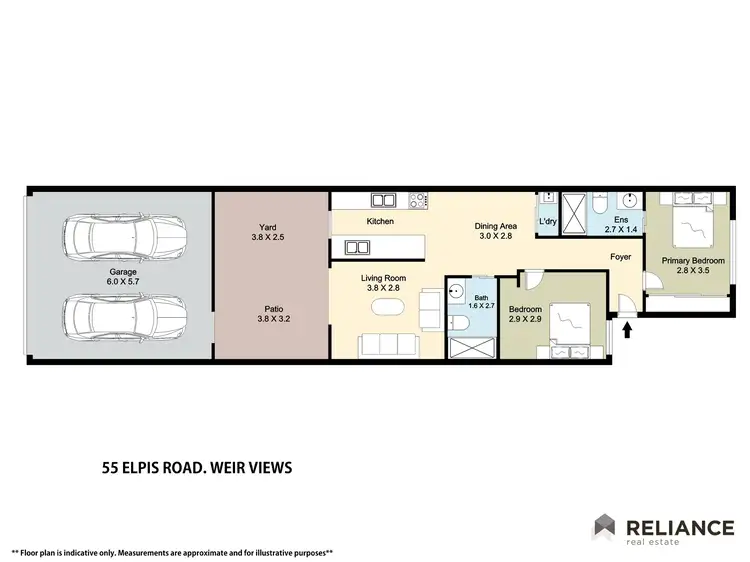 Floorplan of Homely house listing, 55 Elpis Road, Weir Views VIC 3338