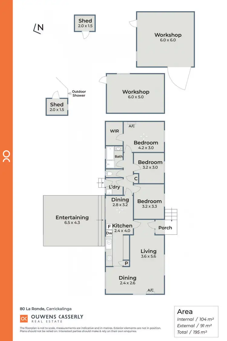 Floorplan of Homely house listing, 80 La Ronde, Carrickalinga SA 5204