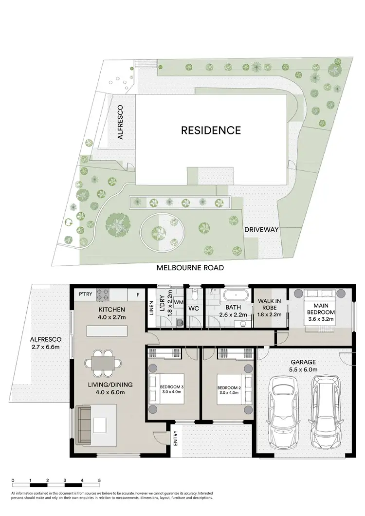Floorplan of Homely house listing, 6/397 Old Melbourne Road, Ballan VIC 3342