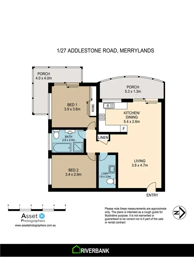 Floorplan of Homely unit listing, 1/27-33 Addlestone Road, Merrylands NSW 2160
