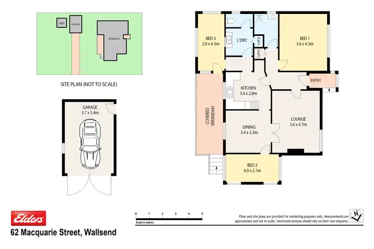 Floorplan of Homely house listing, 62 Macquarie Street, Wallsend NSW 2287