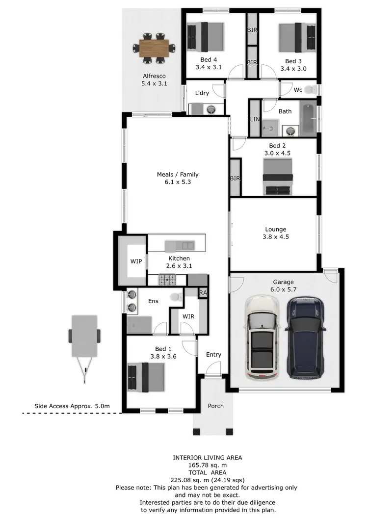 Floorplan of Homely house listing, 47 Ponting Way, Baranduda VIC 3691