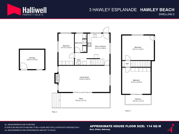 Floorplan of Homely house listing, 3 Hawley Esplanade, Hawley Beach TAS 7307