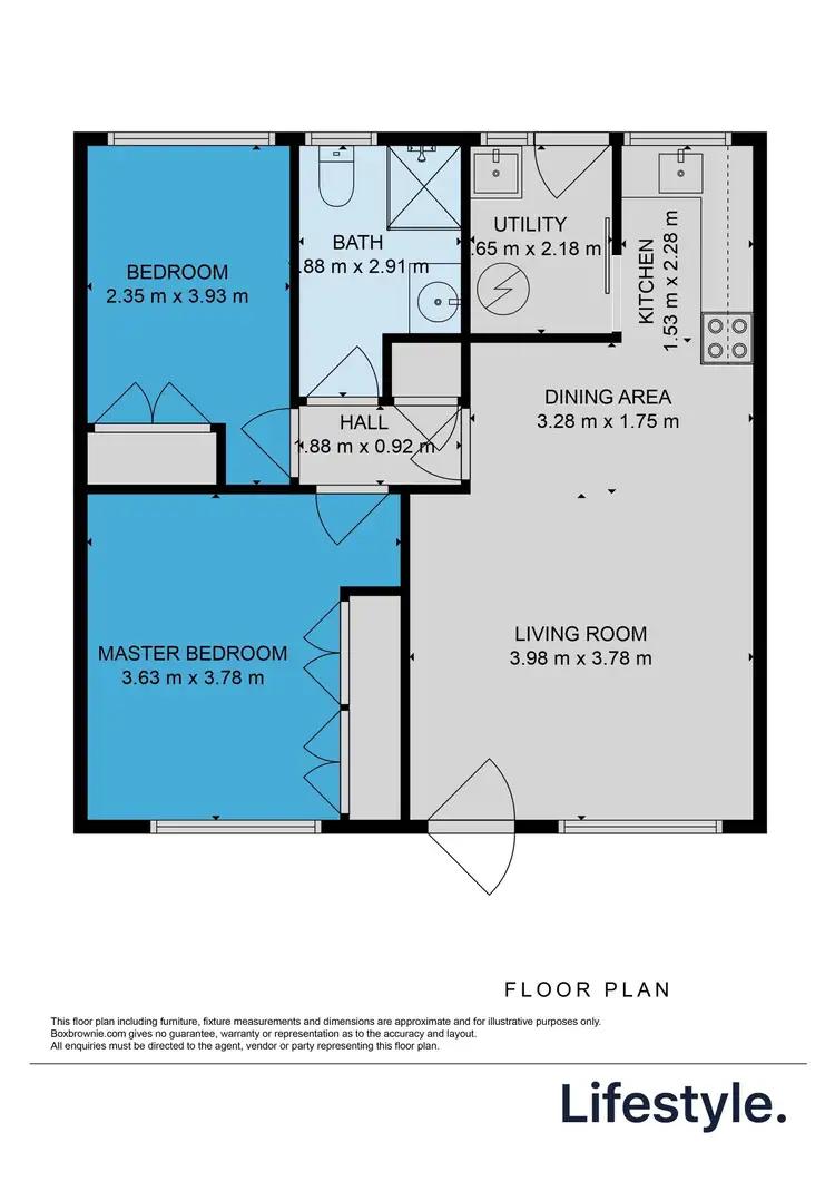 Floorplan of Homely villa listing, 3/5 Baird Street, Tuncurry NSW 2428