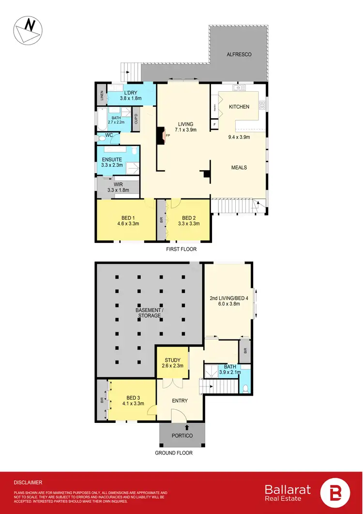 Floorplan of Homely house listing, 9 Fernbanks Court, Ballarat North VIC 3350