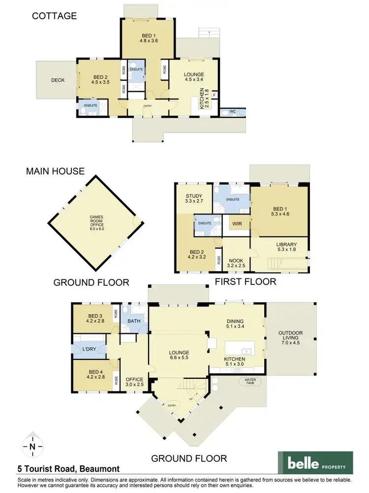 Floorplan of Homely rural property listing, 5 Tourist Road, Beaumont NSW 2577