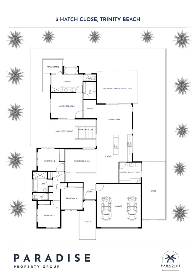 Floorplan of Homely house listing, 3 Hatch Close, Trinity Beach QLD 4879