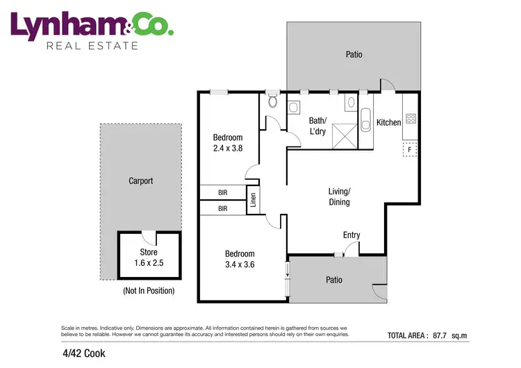 Floorplan of Homely unit listing, 4/42 Cook Street, North Ward QLD 4810