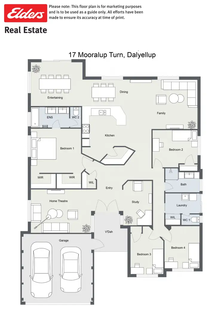 Floorplan of Homely house listing, 17 Mooralup Turn, Dalyellup WA 6230