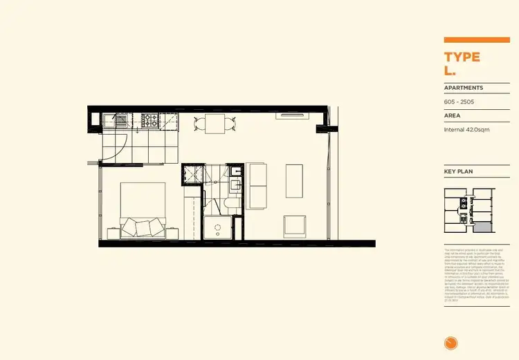 Floorplan of Homely apartment listing, 1805/557-561 Lt Lonsdale Street, Melbourne VIC 3000