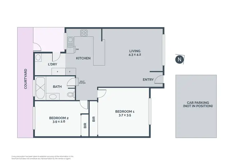 Floorplan of Homely unit listing, 5/22-24 Hotham Street, Preston VIC 3072