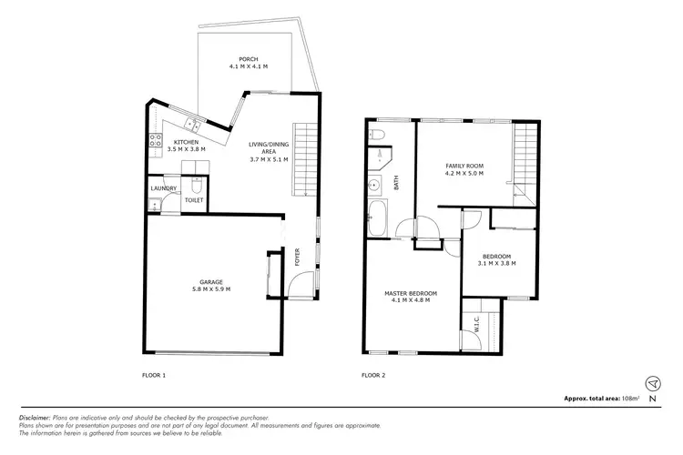 Floorplan of Homely townhouse listing, 1/2-4 Cassidy Street, Queanbeyan West NSW 2620