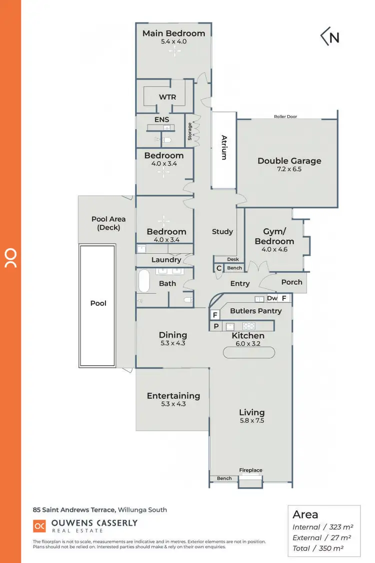Floorplan of Homely house listing, 85 St Andrews Terrace, Willunga South SA 5172