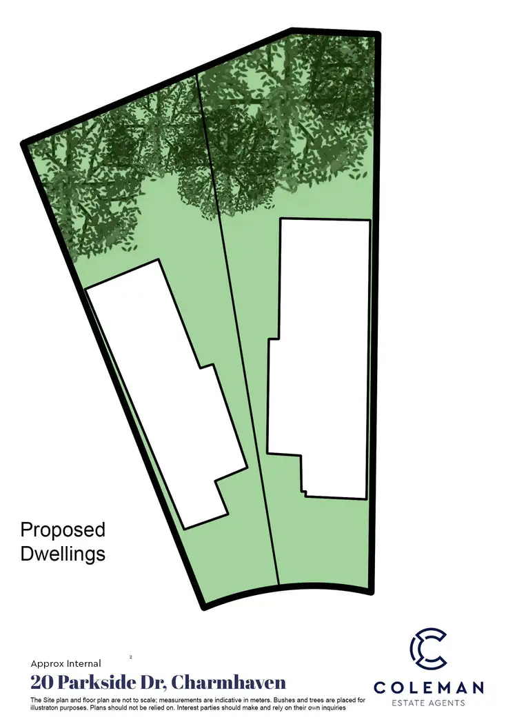 Floorplan of Homely land listing, 20 Parkside Drive, Charmhaven NSW 2263