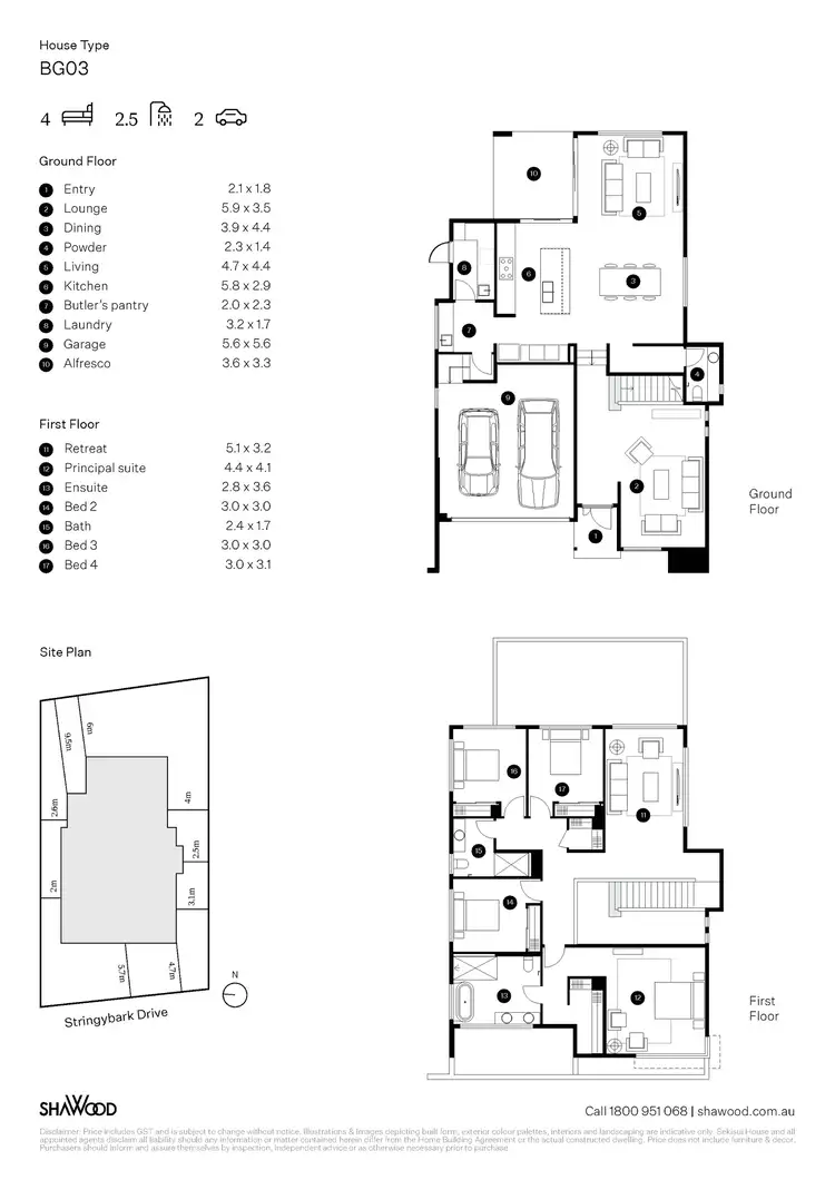 Floorplan of Homely house listing, 80-100 Stringybark Drive, Wilton NSW 2571