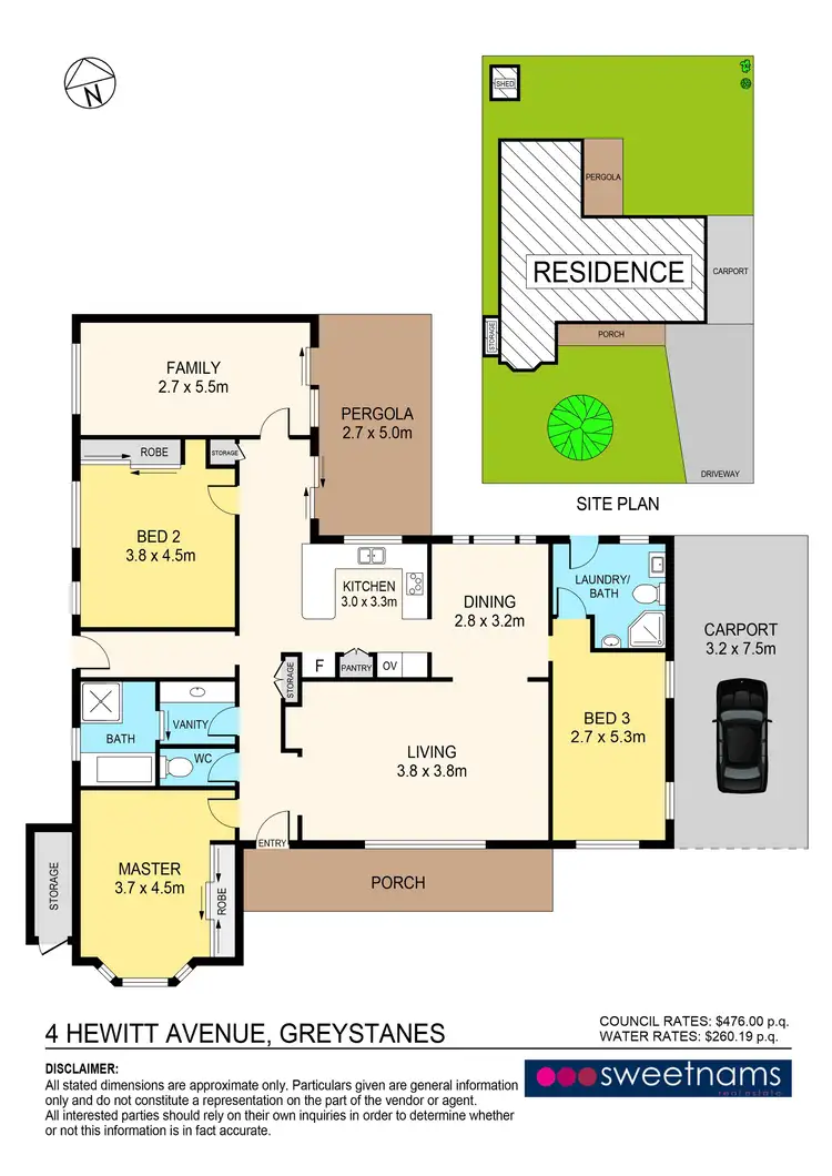 Floorplan of Homely house listing, 4 Hewitt Avenue, Greystanes NSW 2145