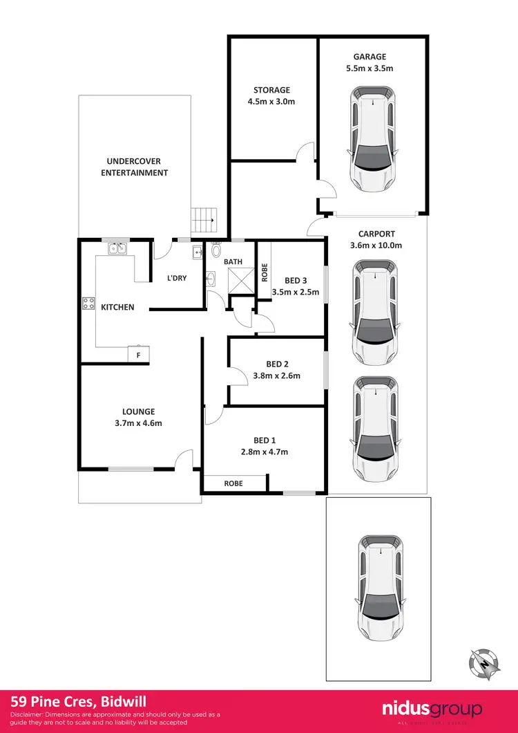 Floorplan of Homely house listing, 59 Pine Crescent, Bidwill NSW 2770