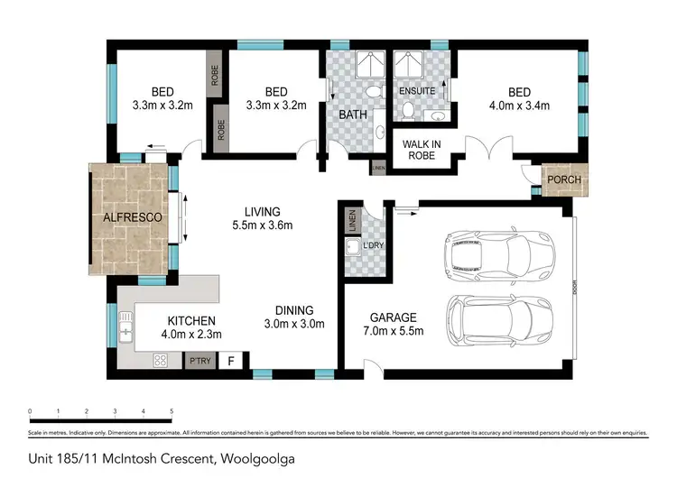 Floorplan of Homely retirement listing, 185/11 McIntosh Crescent, Woolgoolga NSW 2456