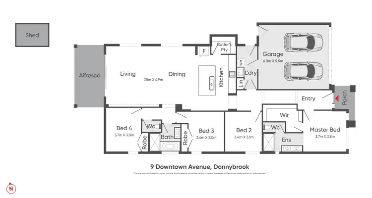 Floorplan of Homely house listing, 9 Downtown Avenue, Donnybrook VIC 3064