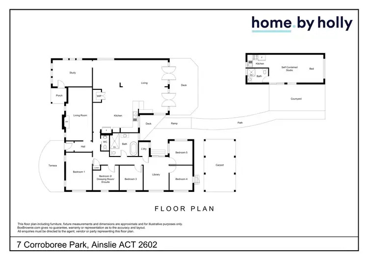 Floorplan of Homely house listing, 7 Corroboree Park, Ainslie ACT 2602