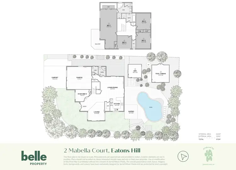 Floorplan of Homely house listing, 2 Mabella Court, Eatons Hill QLD 4037