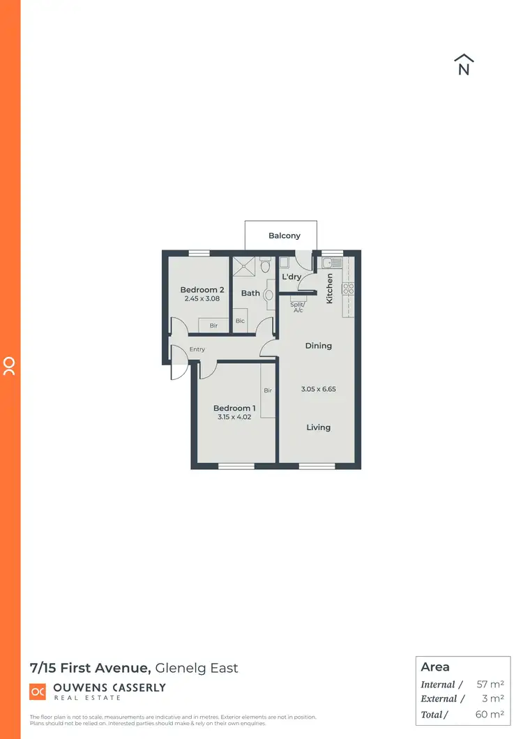 Floorplan of Homely unit listing, 7/15 First Avenue, Glenelg East SA 5045