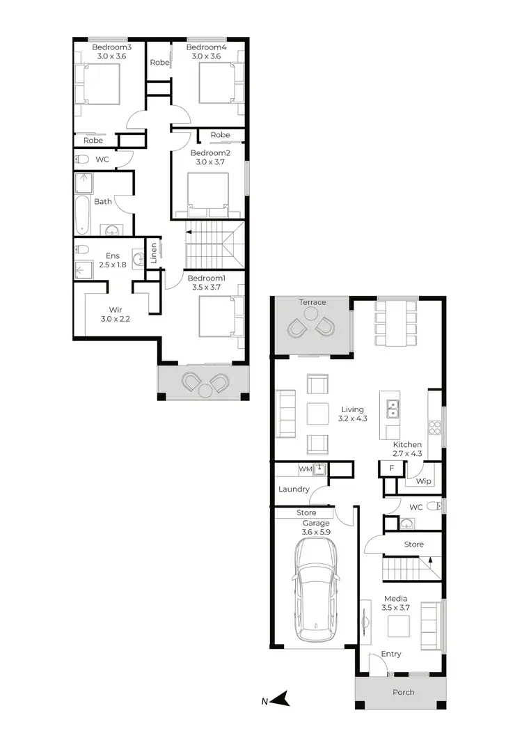 Floorplan of Homely house listing, 78A Gemini Way, Narrawallee NSW 2539