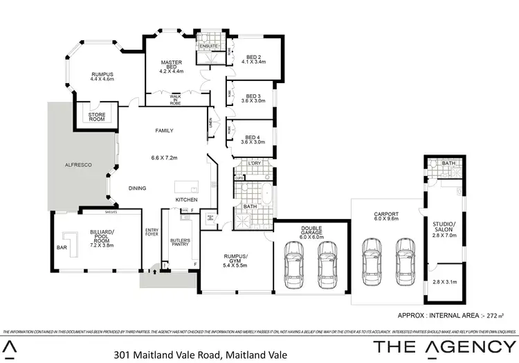 Floorplan of Homely house listing, 301 Maitland Vale Road, Maitland Vale NSW 2320