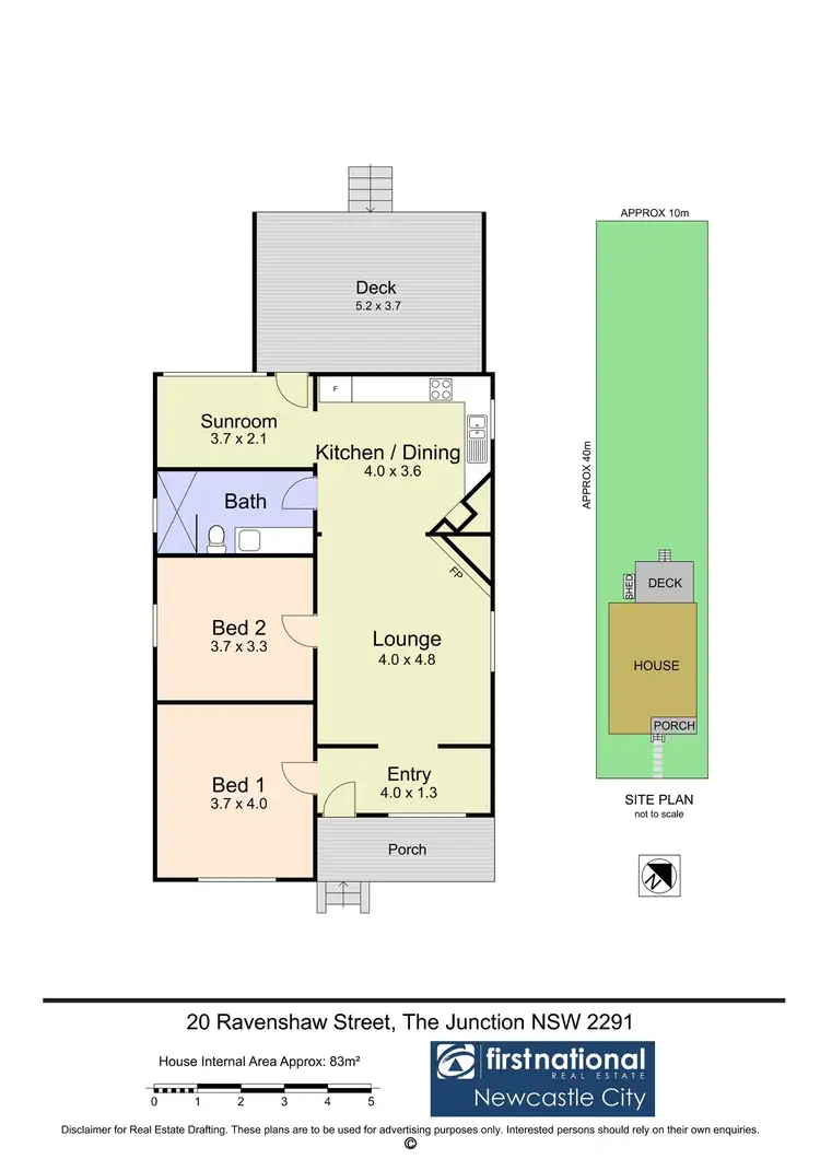 Floorplan of Homely house listing, 20 Ravenshaw Street, The Junction NSW 2291