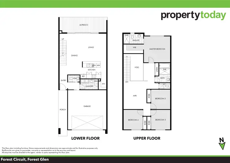 Floorplan of Homely house listing, 48 Palm Forest Circuit, Forest Glen QLD 4556