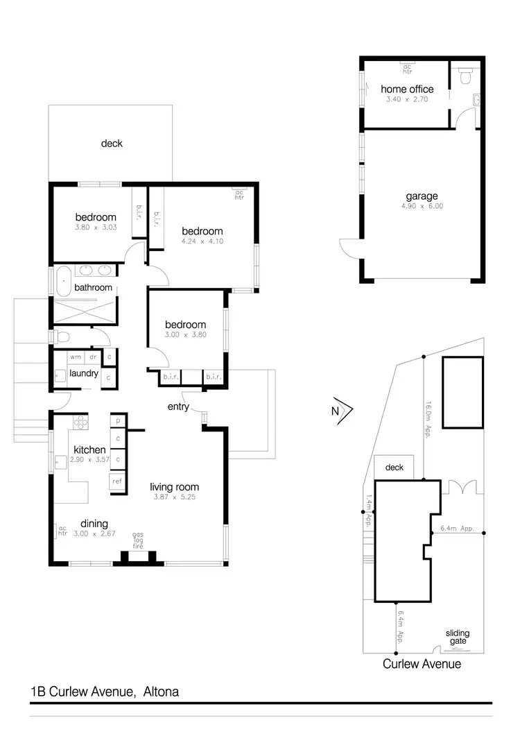 Floorplan of Homely house listing, 1B Curlew Avenue, Altona VIC 3018