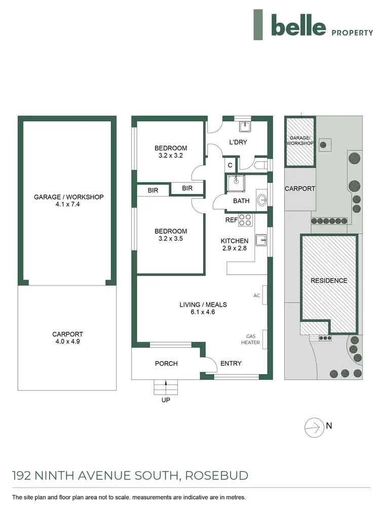 Floorplan of Homely house listing, 192 Ninth Avenue, Rosebud VIC 3939