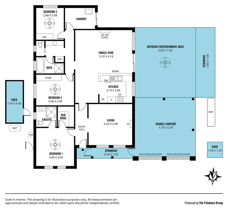 Floorplan of Homely house listing, 38 Erebus Circuit, Morphett Vale SA 5162