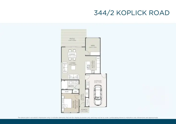 Floorplan of Homely retirement listing, 344/2 Koplick Road, Chambers Flat QLD 4133