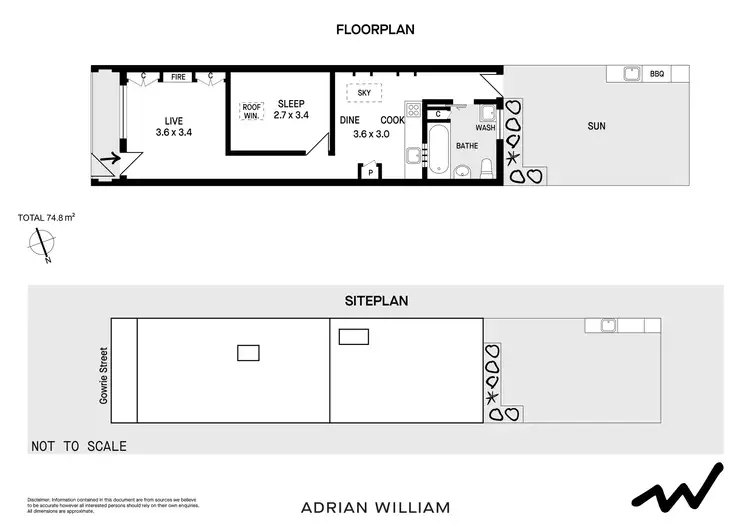 Floorplan of Homely house listing, 21 Gowrie Street, Newtown NSW 2042