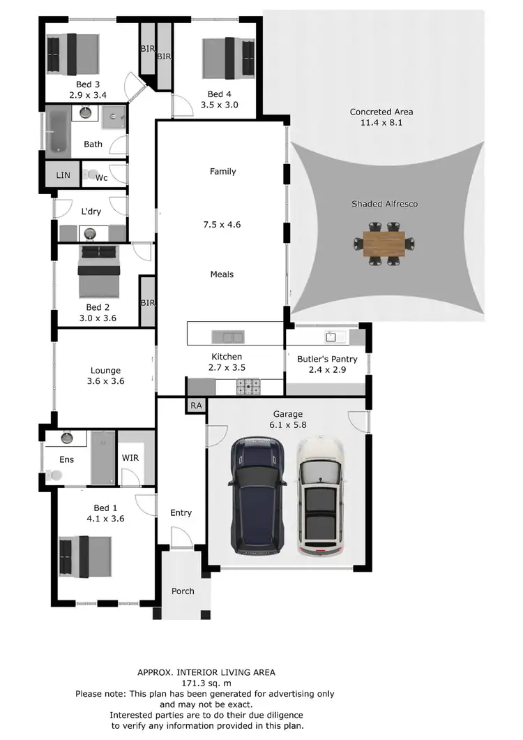 Floorplan of Homely house listing, 9 Klein Court, Jindera NSW 2642