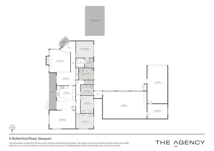 Floorplan of Homely house listing, 6 Rutherford Road, Stowport TAS 7321