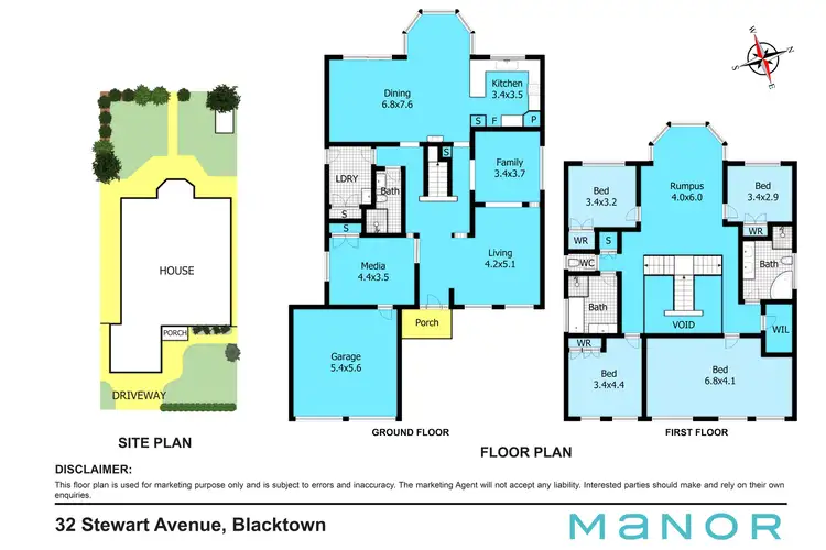 Floorplan of Homely house listing, 32 Stewart Avenue, Blacktown NSW 2148