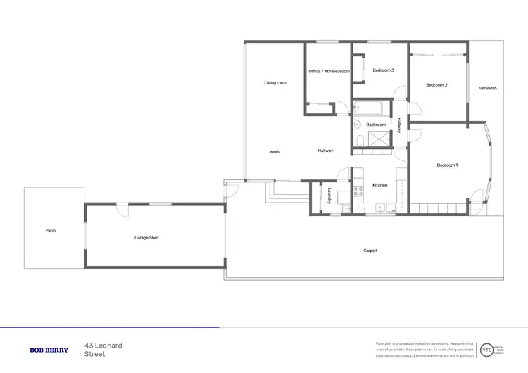 Floorplan of Homely house listing, 43 Leonard Street, Dubbo NSW 2830