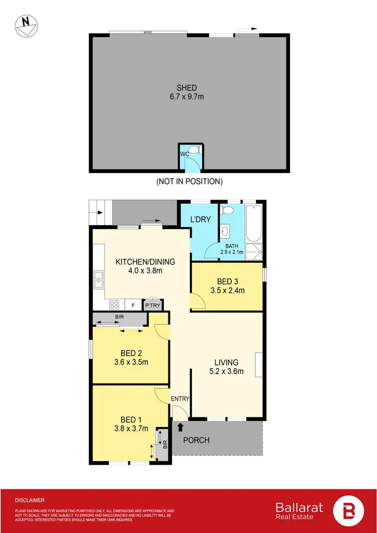 Floorplan of Homely house listing, 320 Eureka Street, Ballarat East VIC 3350