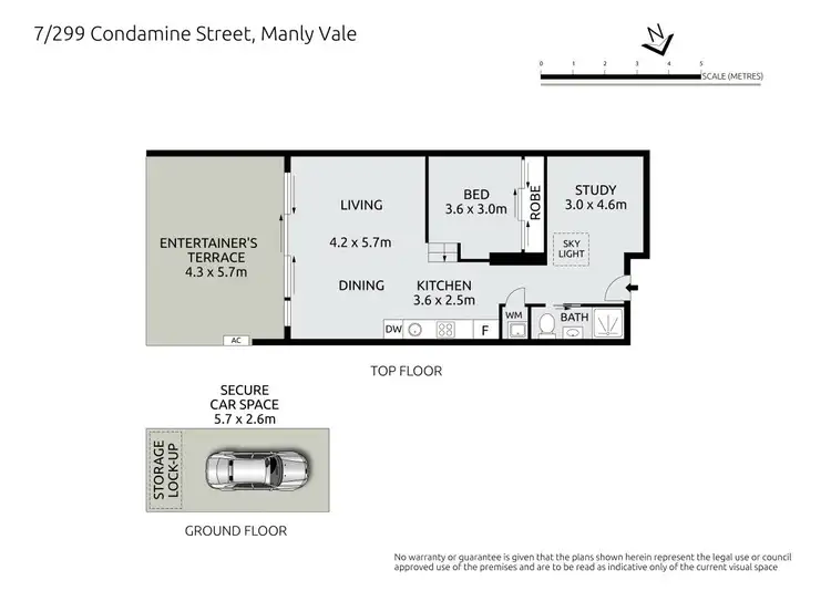 Floorplan of Homely apartment listing, 7/299 Condamine Street, Manly Vale NSW 2093