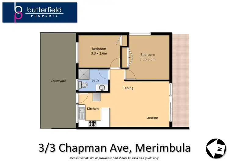Floorplan of Homely unit listing, 3/3 Chapman Avenue, Merimbula NSW 2548