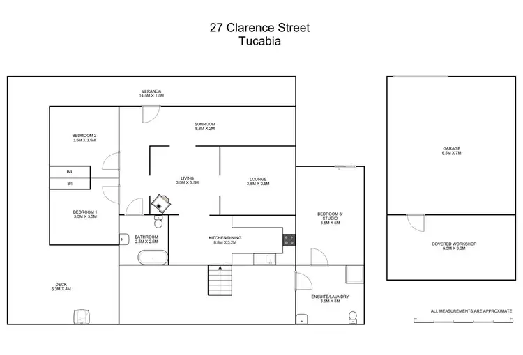 Floorplan of Homely house listing, 27 Clarence Street, Tucabia NSW 2462