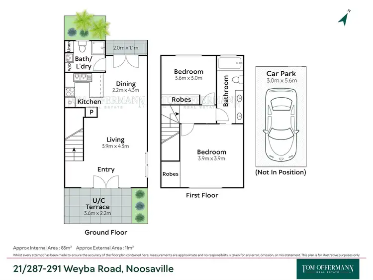 Floorplan of Homely unit listing, 21/287-291 Weyba Road, Noosaville QLD 4566
