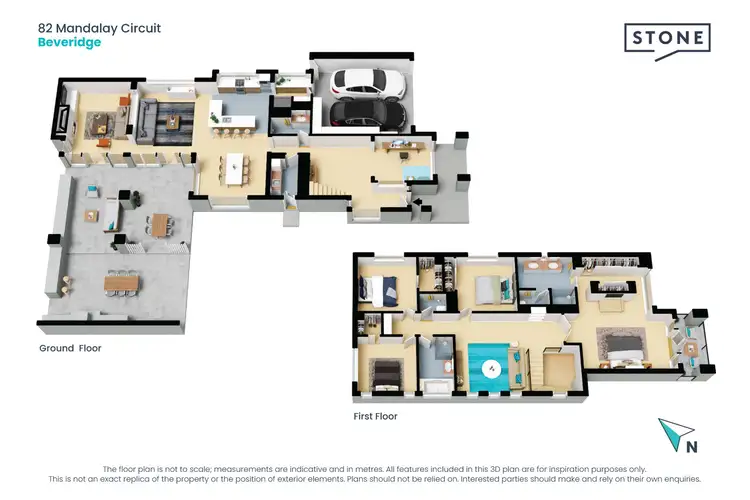Floorplan of Homely house listing, 82 Mandalay Circuit, Beveridge VIC 3753