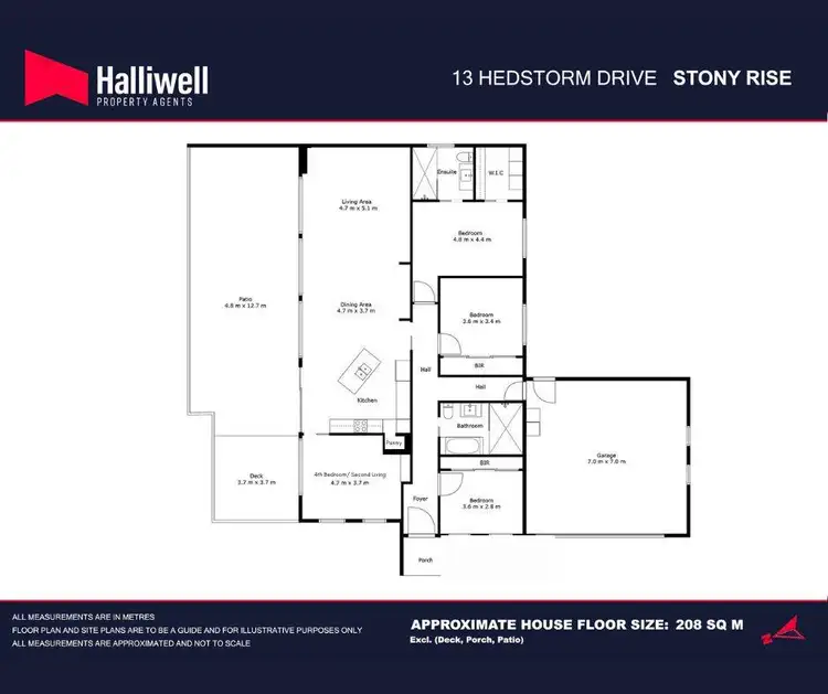 Floorplan of Homely house listing, 13 Hedstrom Drive, Stony Rise TAS 7310